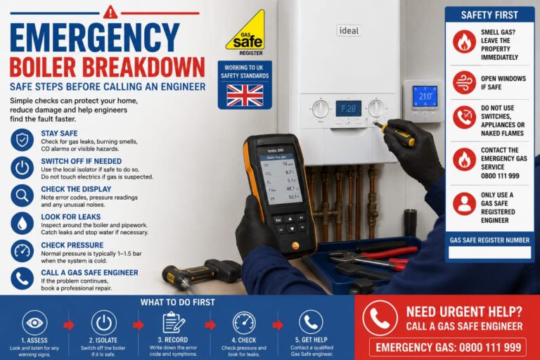 Emergency Boiler Breakdown Advice: Safe Steps, Warning Signs and Repair Guidance